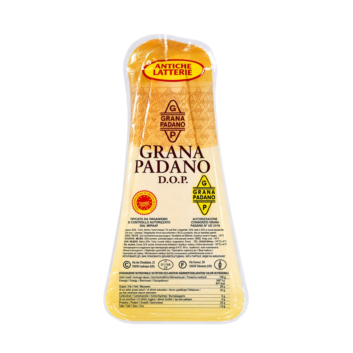 Brinza Grana Padano DOP 12 luni (300g)