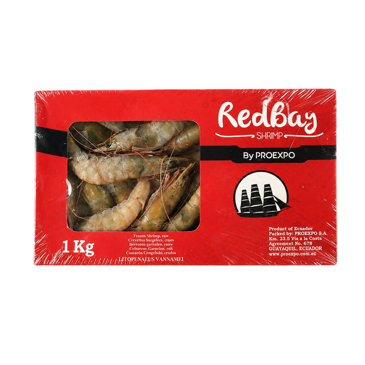 Crevete 16/20 cu cap Vannamei  (1kg)