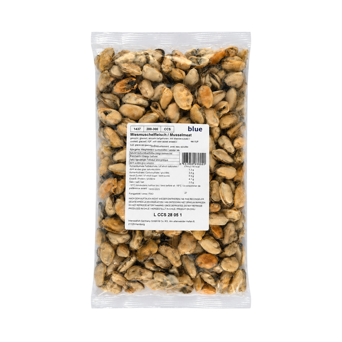 Midii carne 200/300 (1kg)