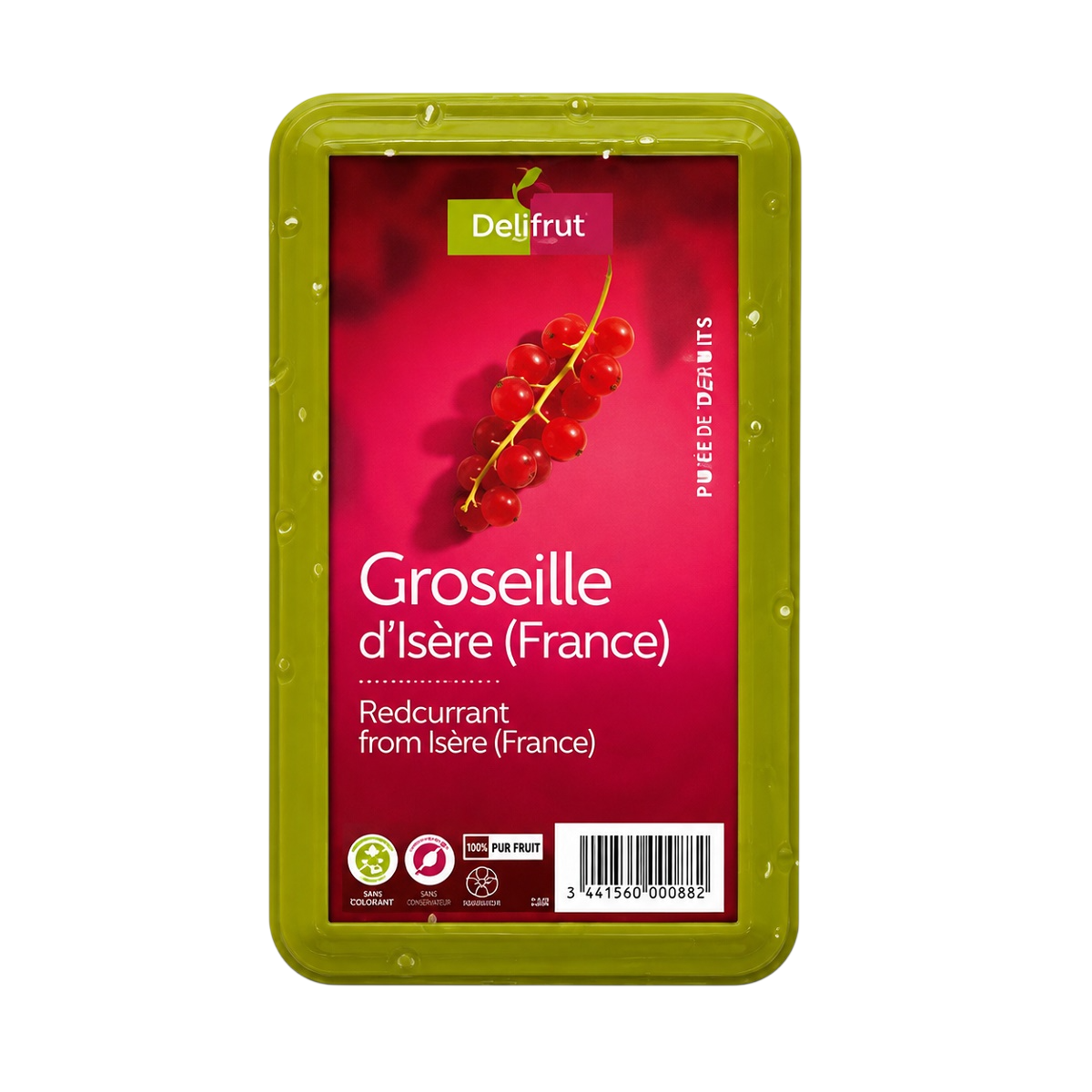 Piure congelat din coacaza rosie (1kg)
