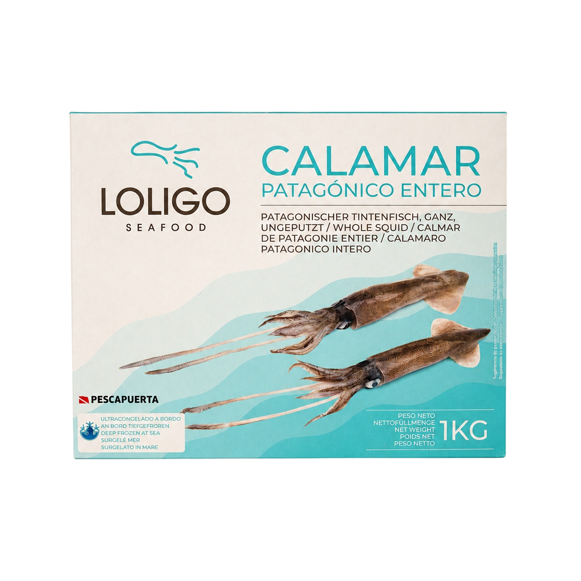 Calmar mic Patagonia 12-14cm (1kg)