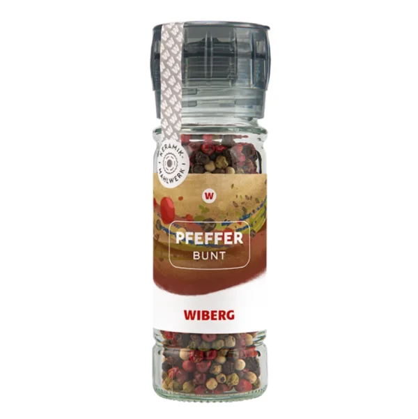 Condiment Rîșniță cu piper colorat  întreg (43gr)