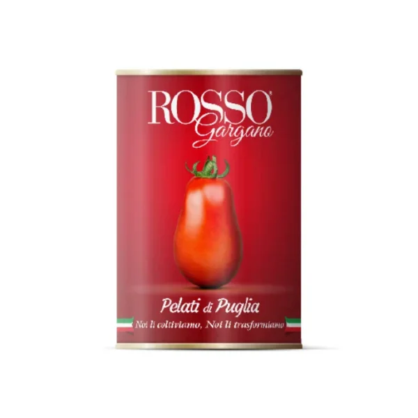 Rosii intregi curatite Rosso Gargano 400g