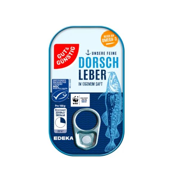 Ficat de cod natural (120 g)