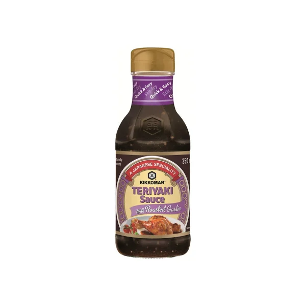 Sos Teriyaki cu usturoi "Kikkoman" (250 ml)