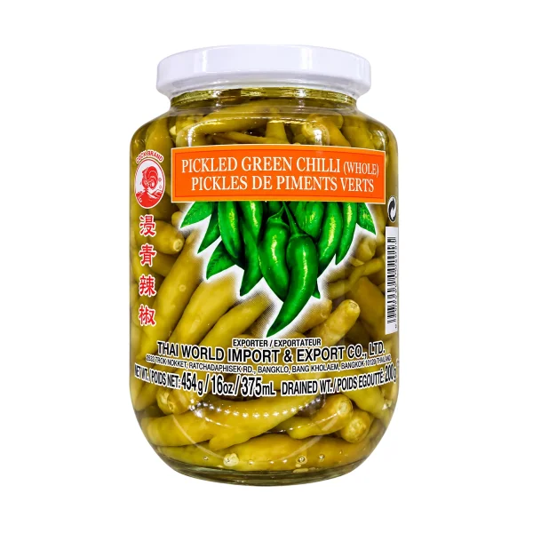 Ardei verde iute murat întreg Cock (454g)