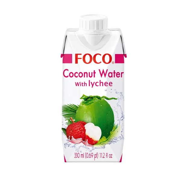 Apa de Cocos cu Litchi "Foco" (330ml)