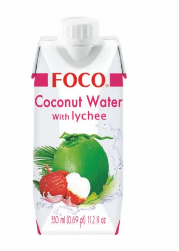 Apa de Cocos cu Litchi "Foco" (330ml)