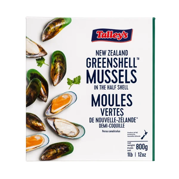 Мидии kiwi "Greenshell Mussel" (800г)