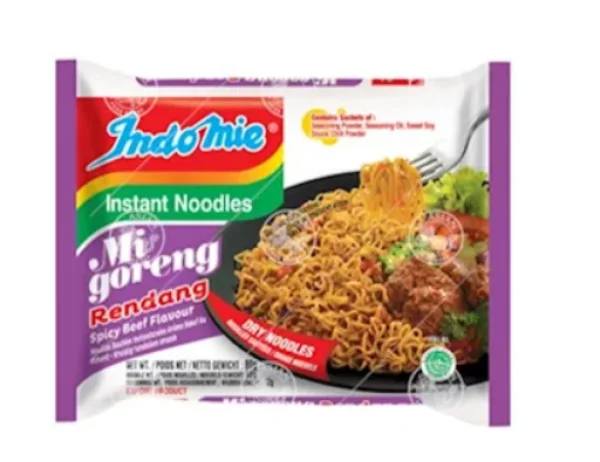 Taietei instant  M.G.Rendang vita picanta Indomie (80g)