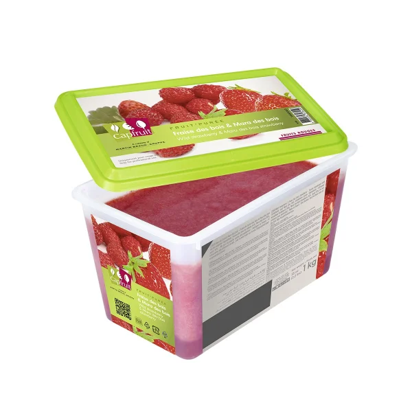 Piure congelat de Capsuni - Fragi de padure (1kg)