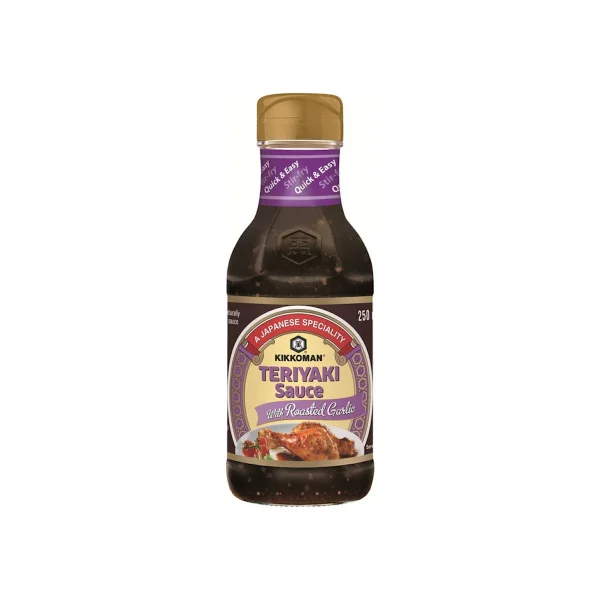 Sos Teriyaki Kikkoman cu usturoi 250 ml