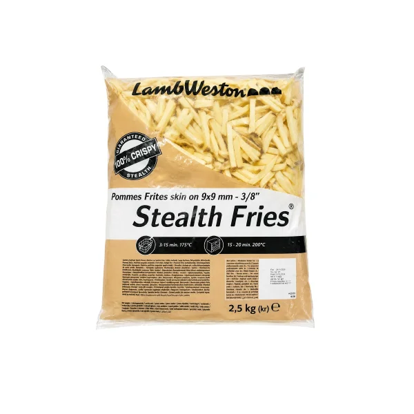 Cartofi pai Stealth 9/9 mm Just Fries  (2,5 kg)
