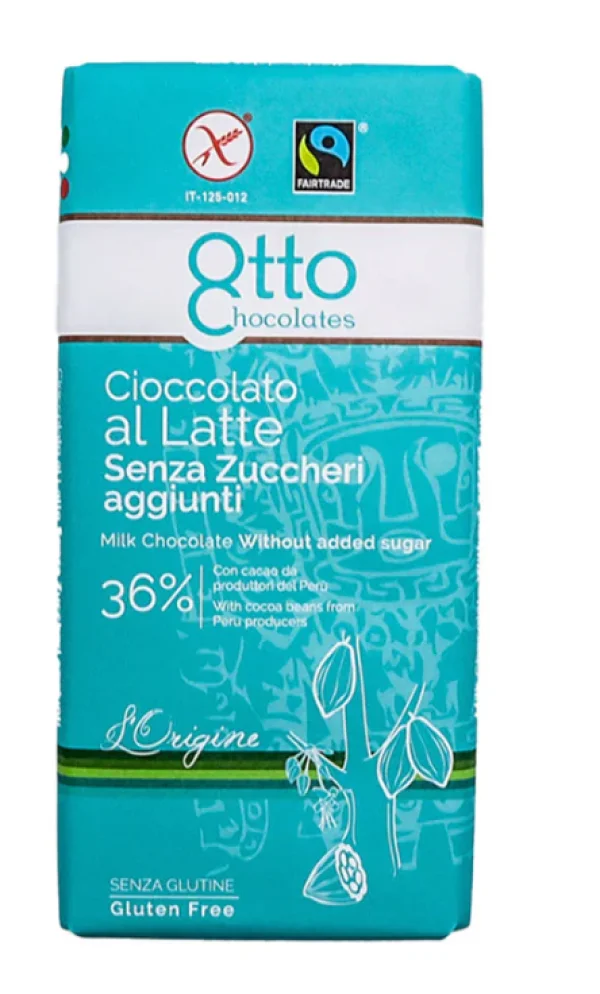 Ciocolata cu lapte 36 % fara zahar Otto (100gr)