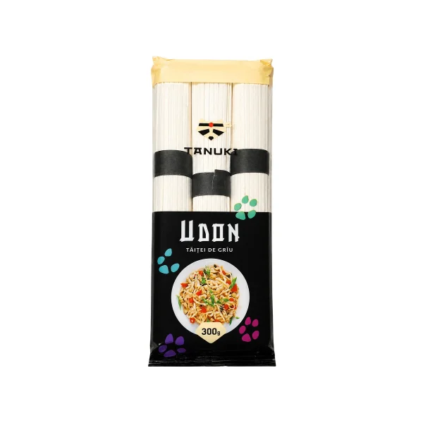 Fidea de griu UDON "Tanuki" (300gr)