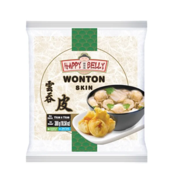 Foi Wonton Skin "Happy Belly" (11cmx11cm 300gr)