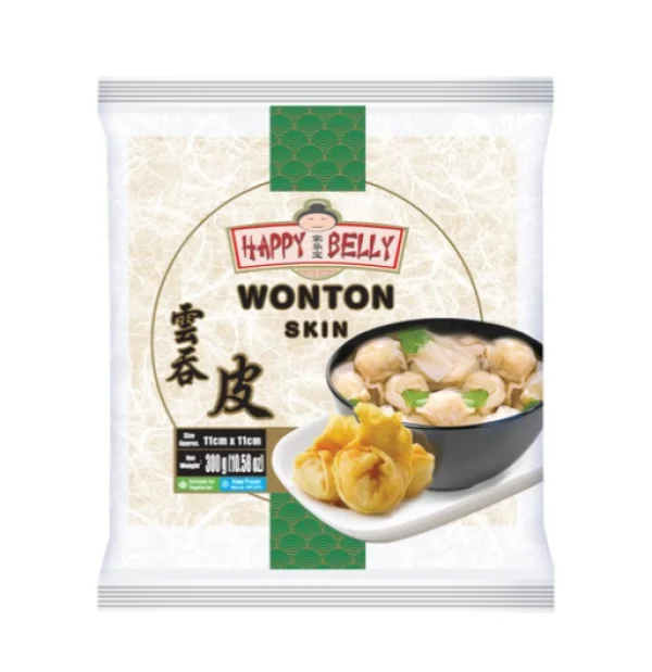 Foi Wonton Skin "Happy Belly" (11cmx11cm 300gr)