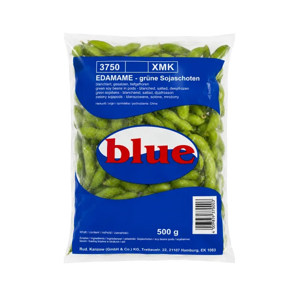 Зеленые соевые бобы с оболочкой Edamame (500гр)