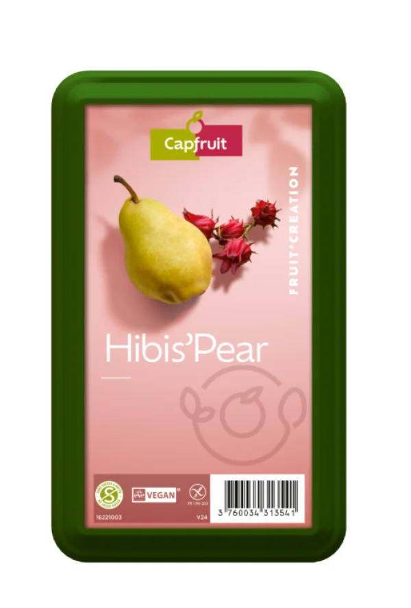 Piure congelat pere si hibiscus (1kg)