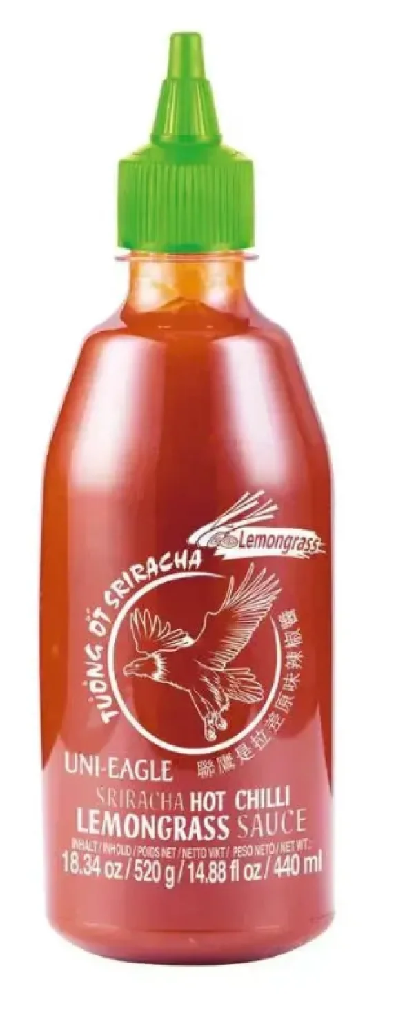Sos chili Sriracha cu lemongrass Uni-Eagle  (520g)