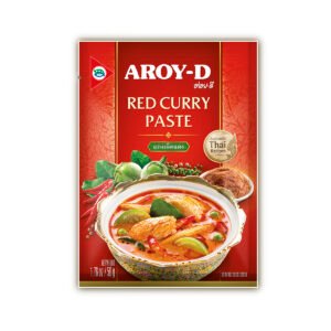 Pastă Curry roșie Aroy-D  (50gr)