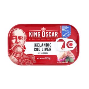 Ficat de cod în ulei propriu King Oscar (121 gr) Печень трески в собственном масле King Oscar (