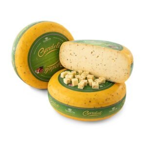 Cascaval cu Olive/Rosii/Usturoi 50 % Gardeli (4,5 kg) Купить сыр с оливками/помидорами/чесноком 50% Gardeli в Кишиневе с доставкой. Элитные твердые сыры. Деликатесы, премиальные продукты в Кишиневе.