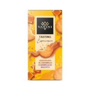 Белый шоколад с карамелью и печеньем Vanini