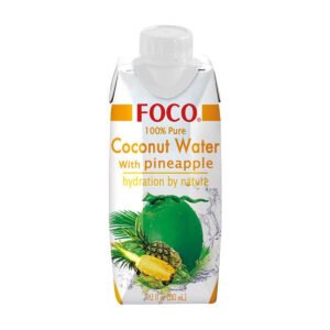 Натуральная кокосовая вода с ананасом Foco (330 мл)